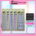 Everly Beauties W Series Short Square Design 24x False Nails Set. 