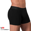 Underwear for Men. Black Y-Front Style That is Fitted and Discrete. High tech Fabric and Modern Cut Locks in Urine Incontinence. 