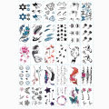 New 30 heet Waterproof Temporary Tattoo ticker Body Art Water Tranfer Tattoo - C. 