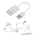 USB Sound Card Virtual 7.1 3D External USB Audio Adapter USB To Jack 3.5mm. 