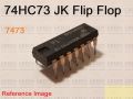 2Pcs 7473 SN74HC73N 74HC73 74LS73 Flip Flop Dual In Line Package DIP 14 Pin IC. 