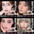 New Premium Ksseye/Eyeshare Seattle (Gray, Brown, Pinkchoc & Violet Gray) Color Contact Lens With Regular Kit Box For Men & Women. 1pair Ksseye/Eyeshare Color Contact lens for eye makeup cosmetics. Ksseye/Eyeshare Seattle Series. #seattle. 