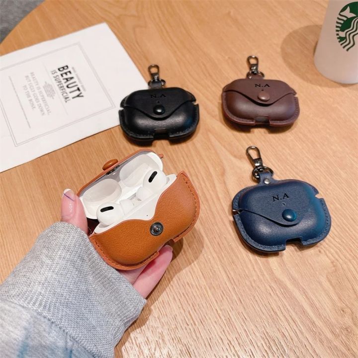 Leather%20Snap-on%20Bluetooth%20Witeless%20Earphone%20Case%20For%20Airpods%201%202%20pro%203%20Button%20DIY%20Name%20Letter%20Customize%20Protective%20Soft%20Cover%20KEEMEEUYZO%20-%20Image%202