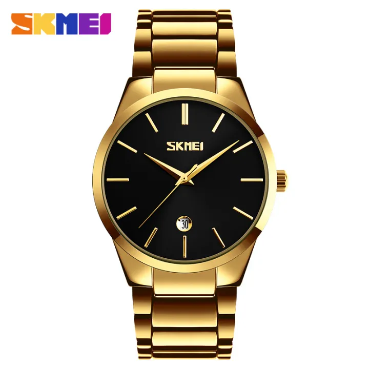 SKMEI%209140%20Black%20Stainless%20Steel%20Analog%20Luxury%20Watch%20For%20Men%20-%20Black%20-%20Image%202