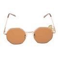 Fashion Girl Bow Metal Sunglasses Polygon Trend Lovely Glasses. 