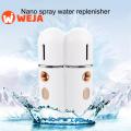 Weja Portable USB Rechargeable Nano Mister Cooling Mist Mini Face Humidifier Eyelash Extensions Sprayer Facial Steamer Skin Care Tools. 