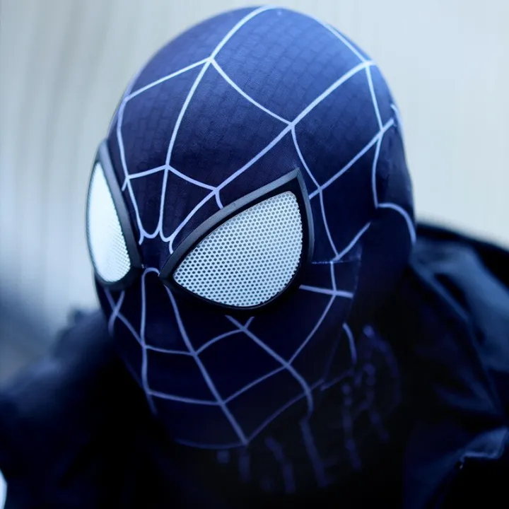 Superhero%20Spider%20Man%20Masks%20Into%20Spider%20Verse%20Miles%20Morales%20Mask%20Cosplay%20Peter%20Parker%20Costume%20Zentai%20Spider%20helmet%20man%20Homecoming%20-%20Image%207