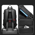 Men's 15 Inch Laptop Backpack Expandable Hard Shell Bag TSA Anti-theft Waterproof Backpacks USB Charging Business Travel Bag. 