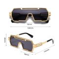 Heavy Metal Steampunk Sunglasses For Men Square Vintage Punk Fashion Glasses Retro Gafas De Sol Hombre Lunette De Soleil Homme.