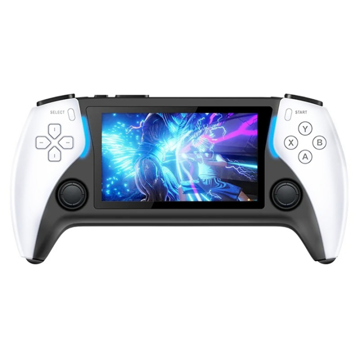 8G 2000+Games Project X Portable Pocket Video Game Console 4.3 Inch IPS Screen Support PS1 Gaming Dual Speaker Stereo Easy Install Easy to Use