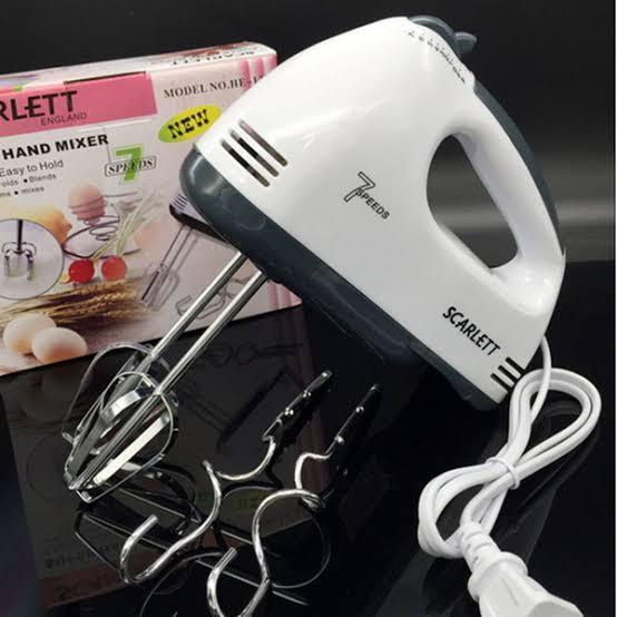 Price Without Electric Mixer Scarlett Electric Speed Hand Mixer