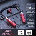 Bluetooth 5.2 Magnetic Neckband Headphones Wireless Earphones LED Display Headset Sport Noise Cancel Earbuds with Mic. 