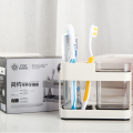 Toothbrush Box Holder Cup Bathroom Storage Toilet Two Removable Toothbrush Box Seat. 