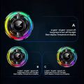 For Memo CX15 IceStorm Game Cooling Fan L1-5V Mode/AI Mode Phone Radiator Cooler with Central Temp Display 3 Mode RGB(Rainbow, Breathing,Gradient) Cool Light.