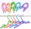 Travel Hangers Folding Clothes Hangers Cloth Hanger Portable Folding Clothes Hangers Cloth Hanger Rack Travel Accessories Foldable Clothes Drying Hanger for Travel 6 Pcs - Hanger. 