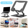 Laptop standı için masaüstü bilgisayar standı 360 derece dönen katlanabilir dizüstü montaj taşınabilir dizüstü Tablet Laptop için tutucu.