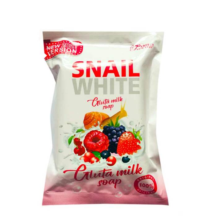 Snail White Gluta Milk Soap – 80g (Thailand)