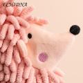 Hedgehog Hand Towel 2pcs Cute Hedgehog Fluff Ball Hand Towels Soft Absorbent Microfiber Chenille Towels with Hanging Rope Quick-drying Hand Towel Set Decorative Bathroom Hand Towel.