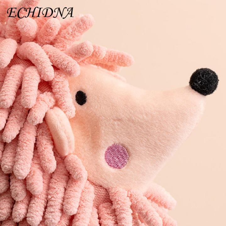 Hedgehog%20Hand%20Towel%202pcs%20Cute%20Hedgehog%20Fluff%20Ball%20Hand%20Towels%20Soft%20Absorbent%20Microfiber%20Chenille%20Towels%20with%20Hanging%20Rope%20Quick-drying%20Hand%20Towel%20Set%20Decorative%20Bathroom%20Hand%20Towel%20-%20Image%204