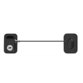 2 Packs Fridge Lock Protection Fridge Locks Surface-Friendly Freezer Lock ,Black with Key. 