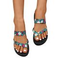 Women Floral Flip Flops Beach Flip Flops Fashion Slip On Sandals For Women Wide Width Transparent Sandals For Women Heels.