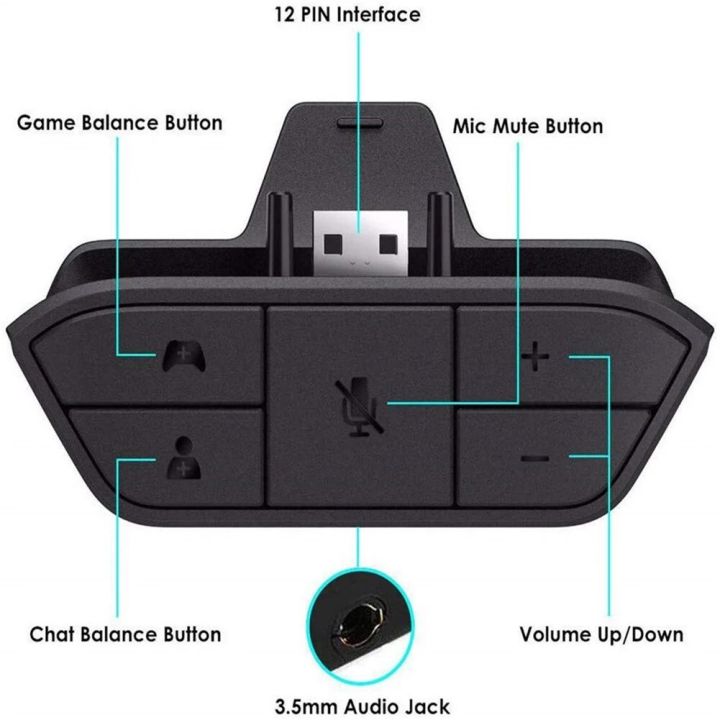 Controller%20Headset%20Adapter%20Adjust%20Audio%20Balance%20Headphone%20Audio%20Converter%203.5mm%20Audio%20Jack%20for%20Xbox%20One%20Game%20Controller%20-%20Image%203