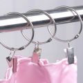 10Pcs Stainless Steel Curtain Clips with Hook Sturdy and Durable Window Curtain Hook Clips Home Window Accessories.