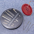 【Fashion】Upscaled Quality - 30Pcs/Box Large Hole Needles Hand Sewing Disk Needle Box Sewing Needle Set Tool Innovative. 