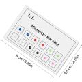 12pcs/Card Magnet Ear Tragus Cartilage Lip Stud Nose Ring -Non Pierced Jewelry Magnetic Earring. 