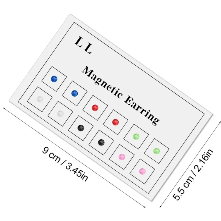 12pcs/Card%20Magnet%20Ear%20Tragus%20Cartilage%20Lip%20Stud%20Nose%20Ring%20-Non%20Pierced%20Jewelry%20Magnetic%20Earring%20-%20Image%207