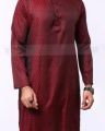 Semilong fashionable men's clothing occasionally panjabi.