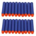 20 Pcs Nerf Refill Darts Soft Bullet Elite Series 72x12 mm -Blue. 
