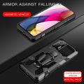 CASIFY For Motorola G9 Plus Back Cover Robot Series Armor Anti Fall Shockproof Magnetic Bracket Protection Cover. 