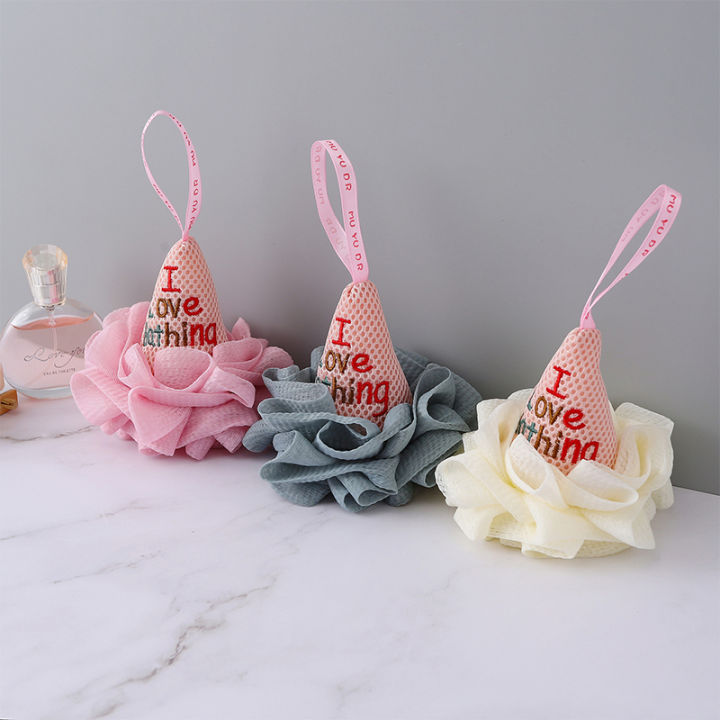 Ice%20Cream%20Loofah%20Sponge%20Bath%20Puff%20Soft%20Ball%20Body%20Exfoliate%20Wash%20Shower%20Sponge%20-%20Image%203