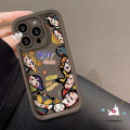Phone Case Compatible for IPhone 14 Pro Max XR 11 13 12 Pro Max X XS Max 7Plus 7 8 6 6s Plus SE 2020 Cartoon Cute Friend Graffiti Boys Soft Case Back Cover. 