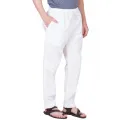 Men's premium Stitch Payjama 100% cotton Soft Washed Pajama for men White. 