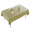 Cotton hemp tablecloth, waterproof and oil-proof, no-wash, laminated dustproof tablecloth, rectangular tablecloth, coffee table, table mat decorative cloth.