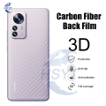 5 Pieces Clear Carbon Fiber Sticker Back Protective Film For Xiaomi POCO F5 Pro C40 X5 X3 X4 F3 F4 M3 M4 M5 M5s GT NFC 5G 4G 2022 NE Back Screen Protector Film. 