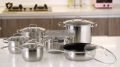 Kaisa Villa 12 Pcs Stainless Steel Cookware Set with Lid INDUCTION KV-6667. 