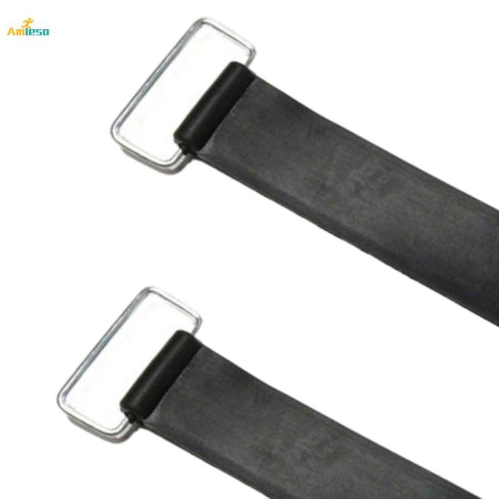 2x2x Non Slip Battery Straps Rubber Band Stretchable Fit for Motorcycle
