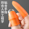 Silicone Vegetable And Fruits Thumb Cutter Finger cutter 5 in 1 kitchen utensils.