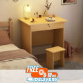 Computer Table With Stool, Multipurpose Compact Vanity Table, Writing Desk With 1 Locker drawer with Seating stool, Home & Office Desk Pc Table or Laptop Table 30/24''. 