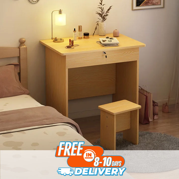 Computer%20Table%20With%20Stool,%20Multipurpose%20Compact%20Vanity%20Table,%20Writing%20Desk%20With%201%20Locker%20drawer%20with%20Seating%20stool,%20Home%20&%20Office%20Desk%20Pc%20Table%20or%20Laptop%20Table%2030/24''%20-%20Image%203