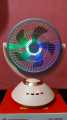 Jy Super JY-2570 Professional 6 Battery Rechargeable Portable Table Fan.