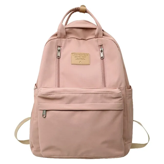 %E3%80%90New%20and%20Improved%E3%80%91%20Multifunction%20Double%20Zipper%20Women%20Backpack%20Teenager%20Girls%20Backpack%20Student%20Shoulder%20Bag%20Korean%20Style%20Schoolbag%20-%20Image%202