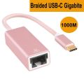 USB C Ethernet Gigabite RTL8153B USB-C to RJ45 1000M Lan Adapter for MacBook Pro Type C Network Card USB Ethernet adapter 8152B.
