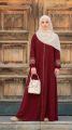 Sabiha Embroidery Borkha For Women - Original Dubai Cherry Fabric Borkha.