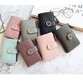 Women Fashion Small Wallets Leather Purse Card Bag Clutch Purse Money Clip Wallet.