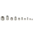 200pcs Stainless Steel Socket Screws Allen Head Socket Hex Set Grub Screw Assortment Cup Point Column M3-M6/M8 Hexagonal Screw Kit.