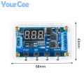 DC 12V 24V Dual MOS Tube LED Digital Time Delay Relay Trigger Cycle Timer Delay Switch Circuit Board Timing Control Module Case.